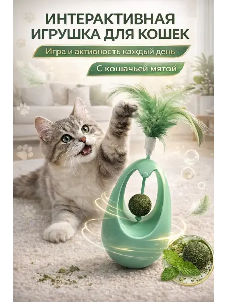 САУНДВЕЙВ Интерактивная игрушка для кошек дразнилка