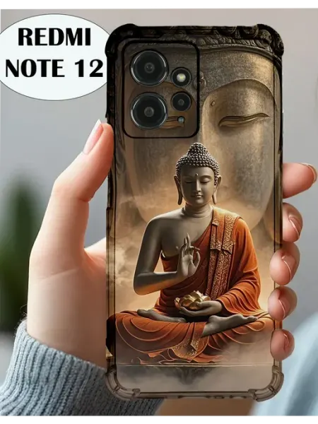 Чехол на Redmi note 12 4G с принтом Будда PRINTberries