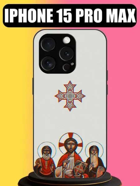 Чехол на iPhone 15 Pro Max с принтом православный tattycase
