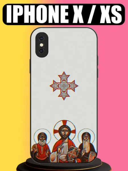 Чехол на iPhone X с принтом православный tattycase