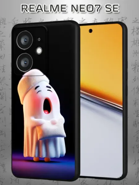 Чехол на Realme Neo7 SE с принтом Привидение Case Маркет