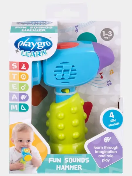 Игрушечный интерактивный молоток Playgro