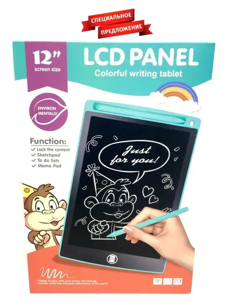 DosToys Детский графический планшет LCD для рисования Подарок ребенк…