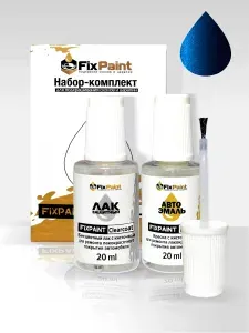 Подкраска SUBARU LEVORG, код E8H, GALAXY BLUE SILICA, набор FixPaint Double, краска и лак для подкраски сколов и царапин