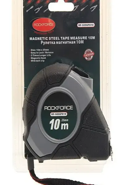 Рулетка 10м 25мм Rockforce