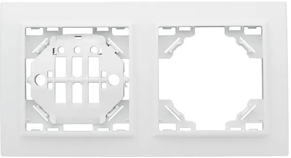 Рамка EKF Минск двухместная белая (ERM-G-302-10)