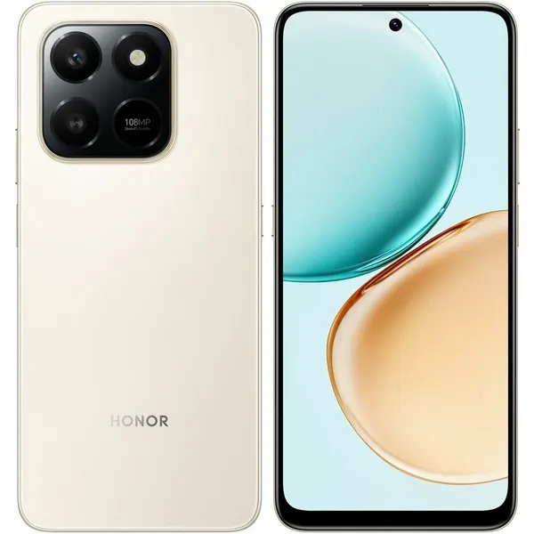 Смартфон HONOR X7d 8+256Gb золотой (5109BXJV)