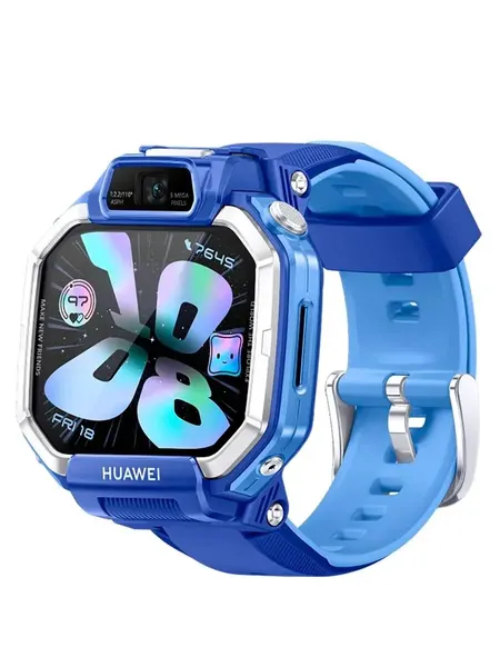 Детские умные смарт-часы Huawei Watch Kids X1, AMOLED, Blue (Синий)