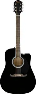 Электроакустическая гитара Fender FA-125CE Dreadnought, Walnut Fingerboard, Black
