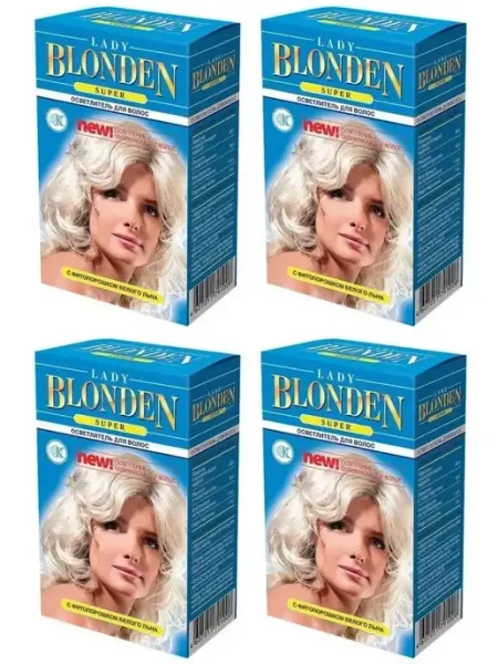 Осветлитель Lady Blonden Super 4 шт Fito косметик