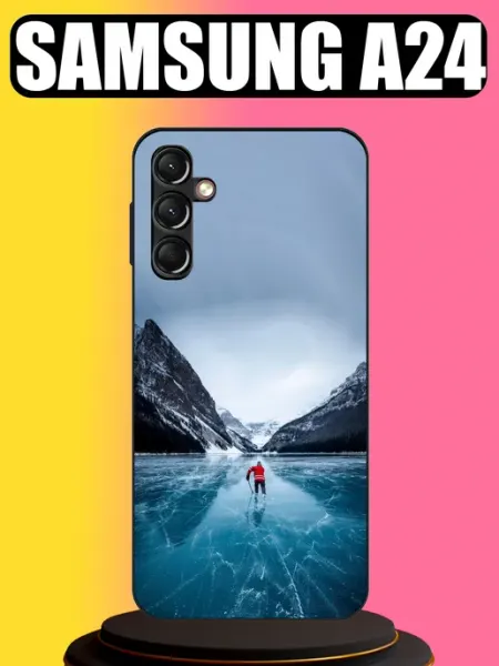 Чехол на Samsung A24 с принтом байкал tattycase