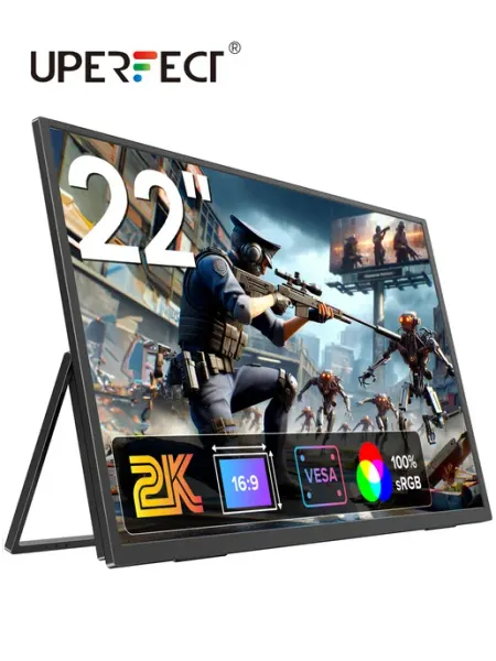 22" 2K компьютерный монитор игровой дисплей 2560*1440 Uperfect