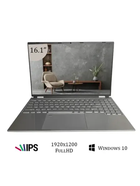 Ноутбук серый INTEL N95 16ГБ 512GB ElitePC