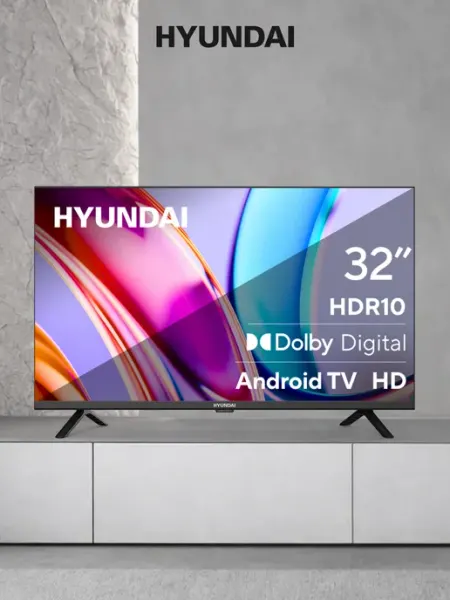 Телевизор 32 дюйма Смарт HD Android TV HYUNDAI
