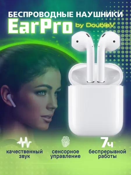 Наушники беспроводные для iPhone и Android FancyPoint