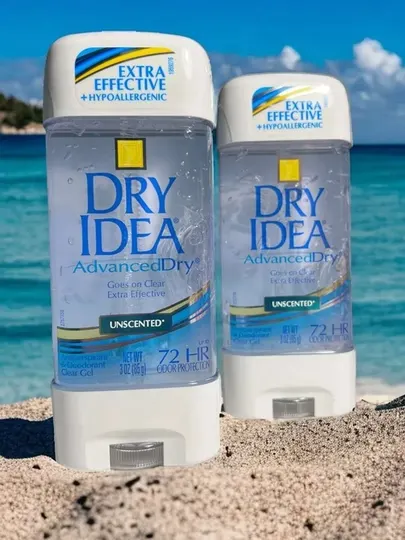 Гель-антиперспирант и дезодорант Dry Idea, гипоаллергенный, унисекс, без запаха