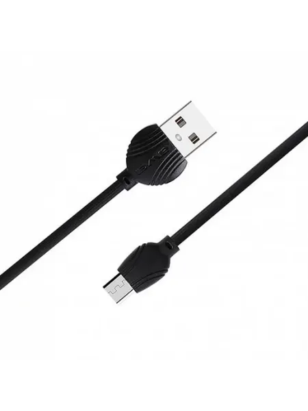 Кабель micro USB черный 2,5A 1метр для зарядки смартфона AWEI