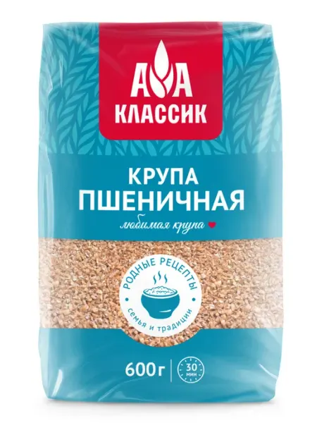 Пшеничная крупа Классик 600г Агро-Альянс