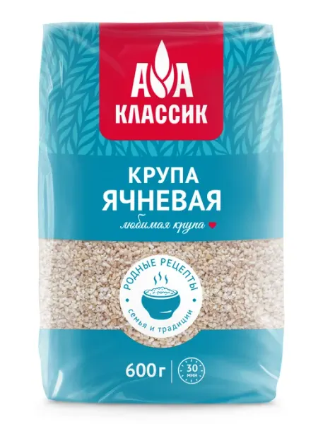 Ячневая крупа Классик 600г, Агро-Альянс