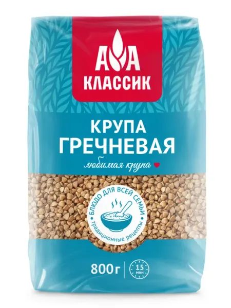 Гречневая крупа ядрица Классик 800г Агро-Альянс