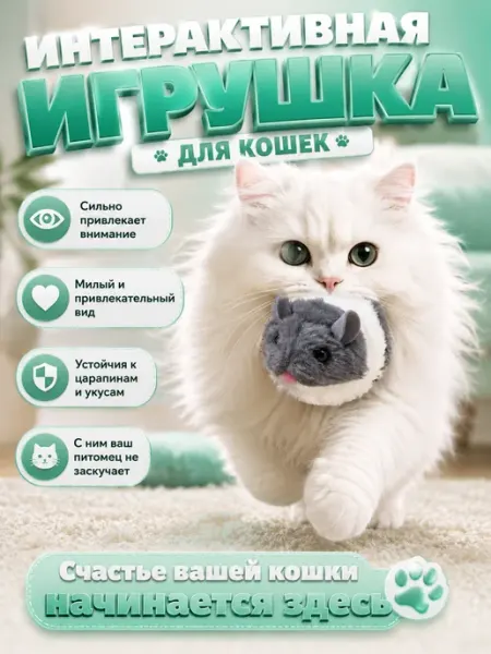 Игрушки для кошек интерактивные
