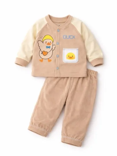 Детский комплект домашней одежды (кофта и штаны), дизайн Duck
