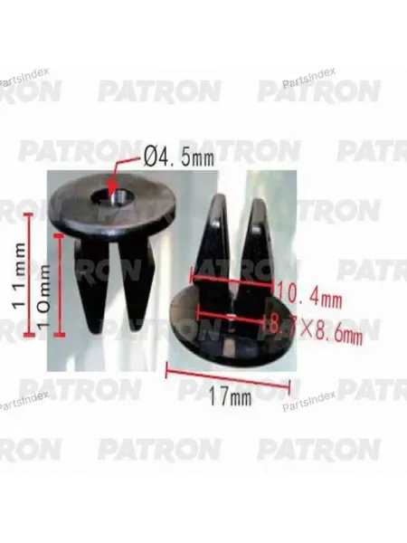Фиксатор LEXUS TOYOTA вставка под саморез PATRON