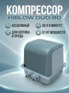 Компрессор Hiblow DUO-80