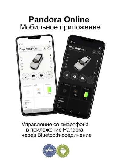 Автомобильная сигнализация Pandora DX-90 LoRa с меткой