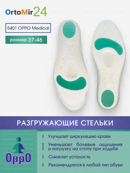 Ортопедическая силиконовая стелька, 5401 Oppo OPPO Medical