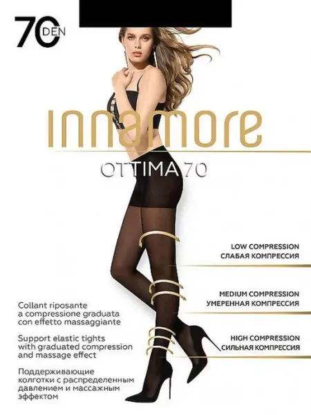 Плотные колготки, распределенное давление Ottima 70 ден INNAMORE