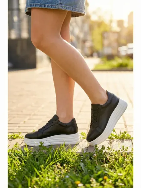 Кеды кожаные повседневные полуботинки ABI-SHOES