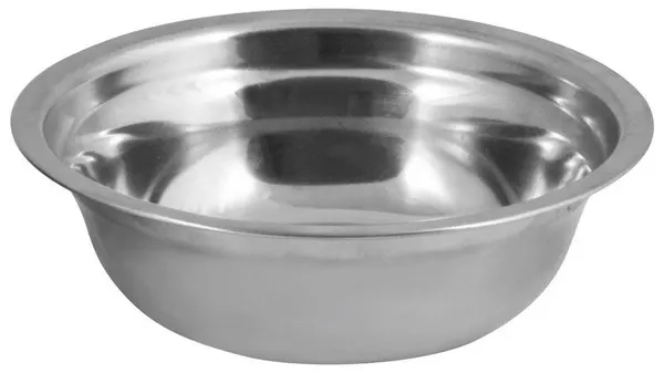 Миска из нержавеющей стали с расширенными краями BOWL-15, размер:15 * 4.5см, зеркальная полировка (985890)