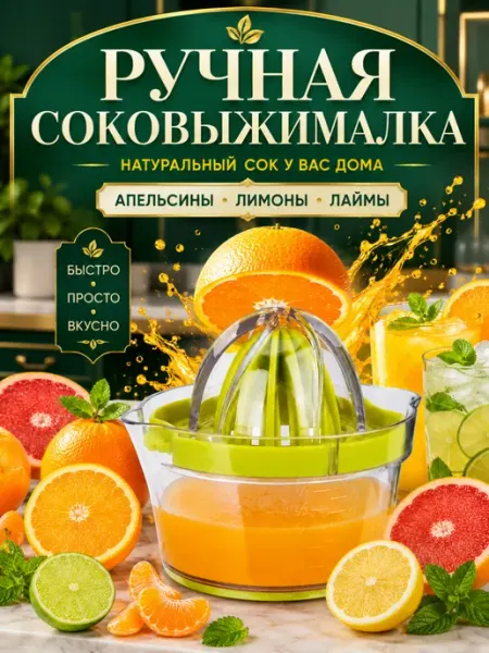 Соковыжималка механическая для апельсинов и лимонов
