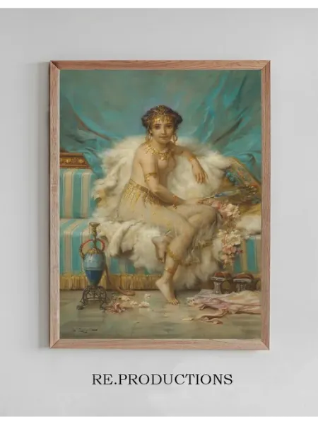 Постер The Odalisque - Hans Zatzka re.productions