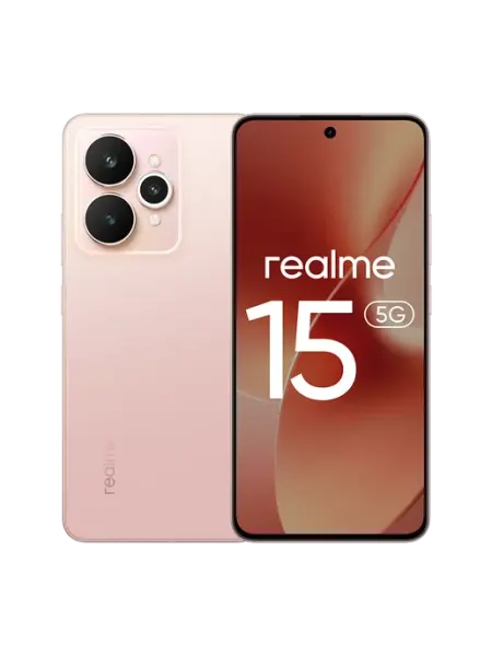 Смартфон 15 5G 8 256 ГБ, розовый шелк Realme