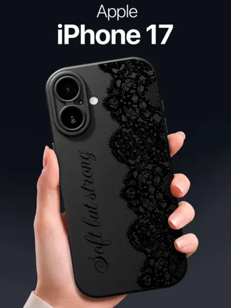 Чехол на iPhone 17 с кружевом SCDesign