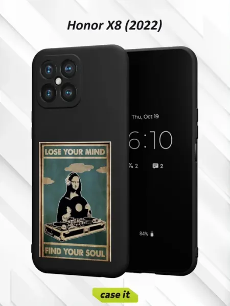 Чехол на Honor X8 2022с принтом Мона Лиза Case it
