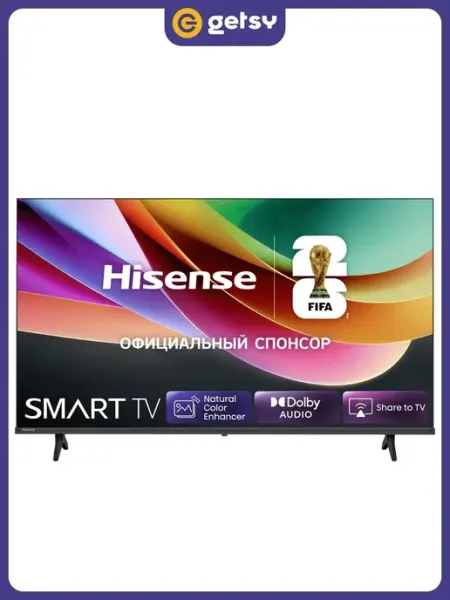 32" Телевизор 32A4S, VA, 60 Гц, HD HISENSE
