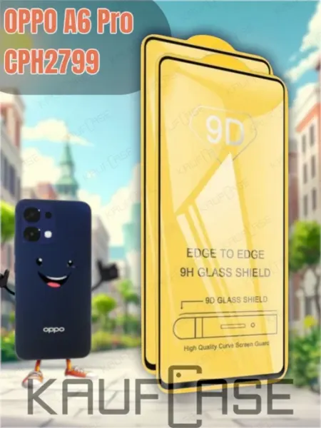 Стекло 9D 2 шт для экрана OPPO A6 Pro 4G KaufCase