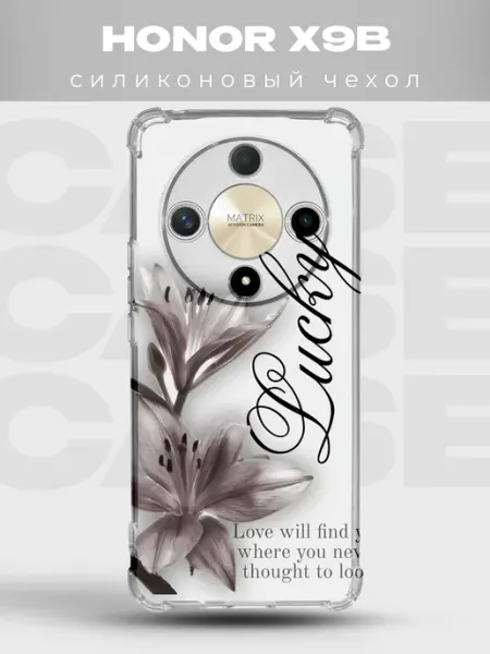 Прозрачный чехол на Honor X9b 5G Y2K pinterest PRINTberries