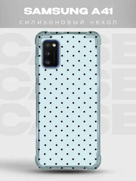 Чехол на Samsung A41 в горошек Polka Dot PRINTberries