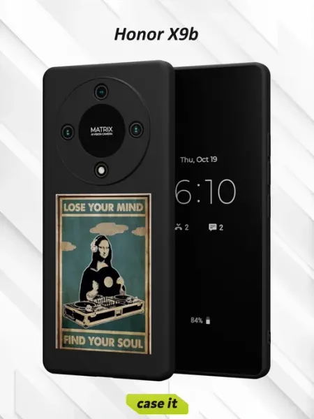 Чехол на Honor X9bс принтом Мона Лиза Case it