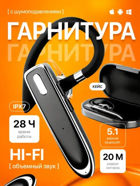 Наушники с Bluetooth беспроводные