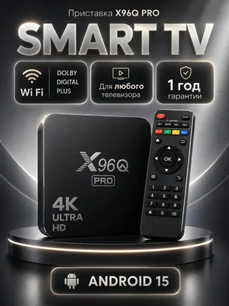 Smart TV приставка 8 128 ГБ для телевизора