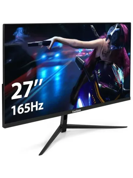 Монитор Combat EF2707C игровой, 165 Гц, 27", IPS LED EXEGATE