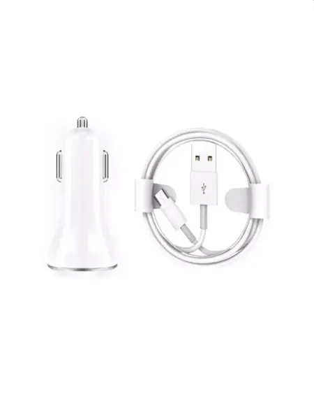 Автомобильное зарядное устройство USB + кабель Micro 1м AKS Sale
