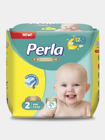 Подгузники Perla Eco Mini, 21 шт