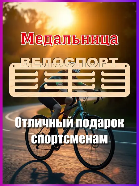 Eco-product Спортивная медальница Велоспорт