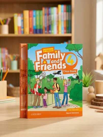 КНИГА: Family and Friends 4 (Student Book + Workbook)